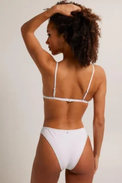 Bikini's & Badpakken<America Today Ariana hoog uitgesneden bikinibroekje Victorianblue|Grass|White