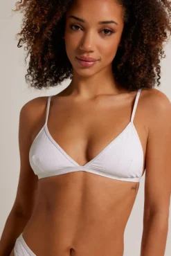 Bikini's & Badpakken<America Today Audrey bikinitop Victorianblue|Grass|White