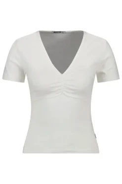 T-shirts & Tops<America Today Basic T-shirt Elly Terra|Offwhite|Black