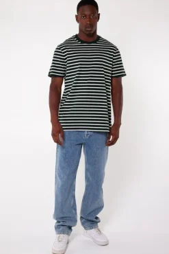 T-shirts & Polo's<America Today Basic T-shirt Eric Black/white|White/blue|Offwhite|White/green