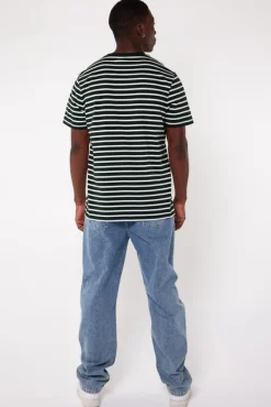 T-shirts & Polo's<America Today Basic T-shirt Eric Black/white|White/blue|Offwhite|White/green