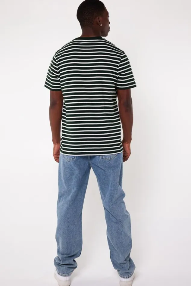 T-shirts & Polo's<America Today Basic T-shirt Eric Black/white|White/blue|Offwhite|White/green