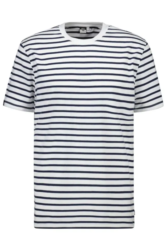 T-shirts & Polo's<America Today Basic T-shirt Eric Black/white|White/blue|Offwhite|White/green