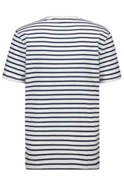 T-shirts & Polo's<America Today Basic T-shirt Eric Black/white|White/blue|Offwhite|White/green