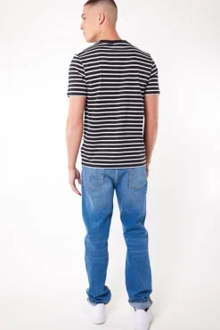 T-shirts & Polo's<America Today Basic T-shirt Eric Black/white|White/blue|Offwhite|White/green