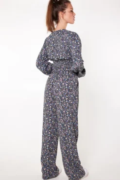 Blouses<America Today Blouse Baya Multicolour|Flowerblack|Sage