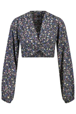 Blouses<America Today Blouse Baya Multicolour|Flowerblack|Sage