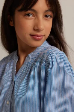 Blouses<America Today Blouse Bella jr Blue/white