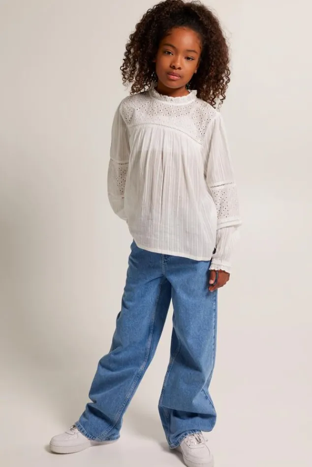 Blouses<America Today Blouse Bodil jr Lilac/purple|Offwhite