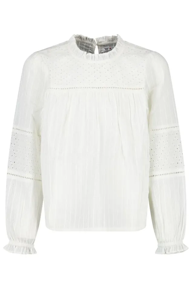 Blouses<America Today Blouse Bodil jr Lilac/purple|Offwhite