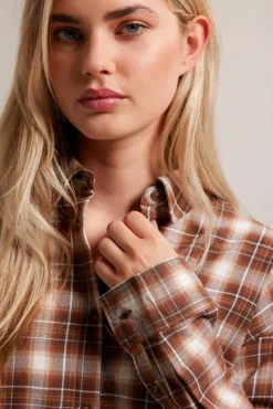 Blouses<America Today Blouse Brendy Brown/white