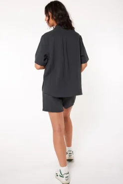 Ondergoed & Lounge<America Today Blouse Miracle Washedblack