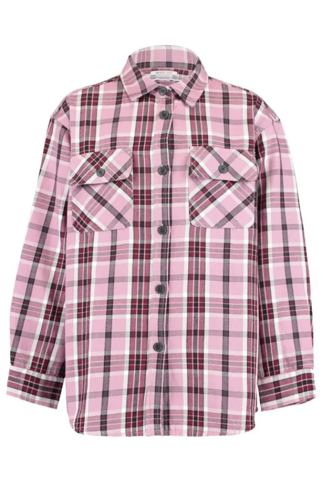 Blouses<America Today Blouse Ruit Green/blue|Red/pink