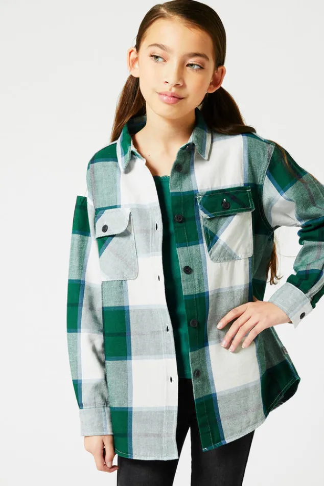 Blouses<America Today Blouse Ruit Green/blue|Red/pink