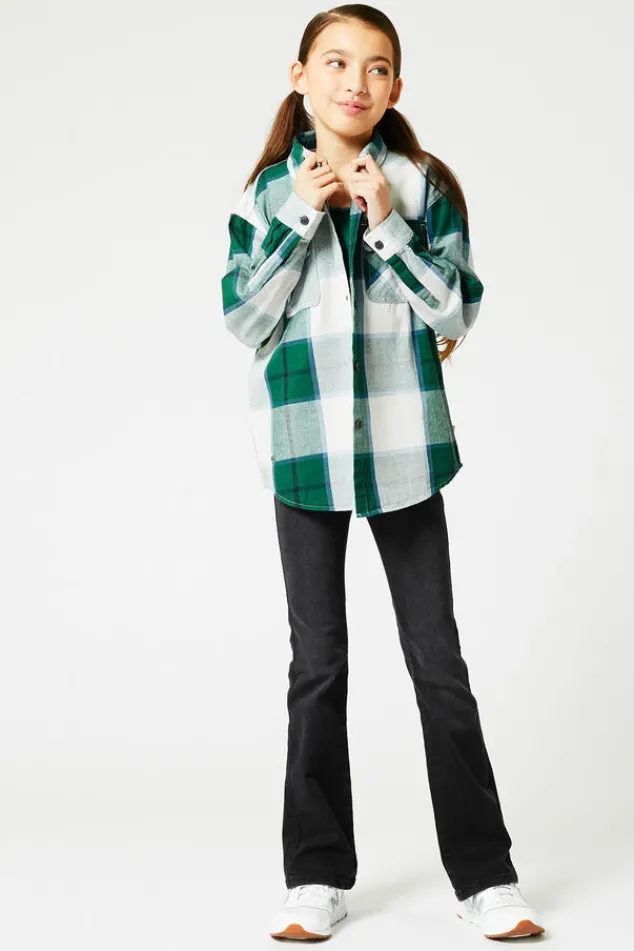 Blouses<America Today Blouse Ruit Green/blue|Red/pink