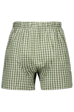 Ondergoed & Lounge<America Today Boxershort Thomas White/green|Olive