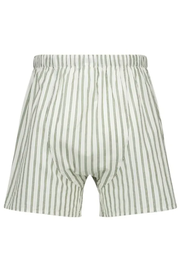 Ondergoed & Lounge<America Today Boxershort Thomas White/green|Olive