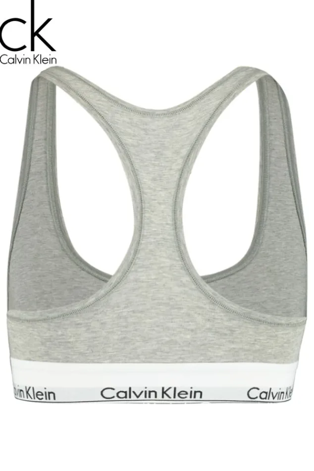 Calvin Klein|Accessoires<America Today Bralette Calvin Klein Modern cotton Black|Greymelange