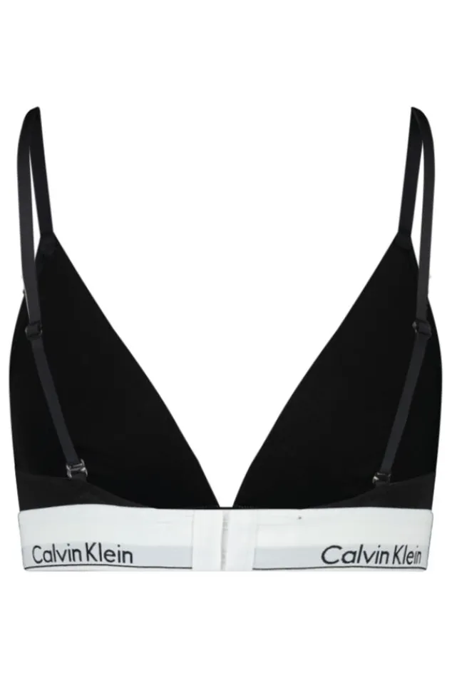 Ondergoed & Lounge|Calvin Klein<America Today Bralette Calvin Klein triangle Black|Greymelange
