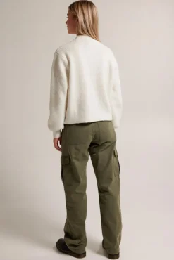 Broeken<America Today Broek Paloma Black|Lightkhaki|Army