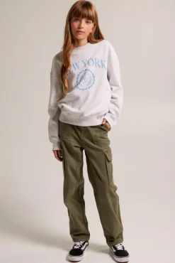 Broeken<America Today Broek Paloma JR Black|Army