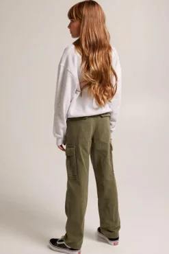 Broeken<America Today Broek Paloma JR Black|Army