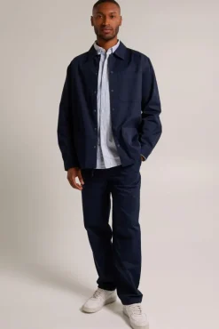 Broeken<America Today Broek Peter Sand|Darkblue