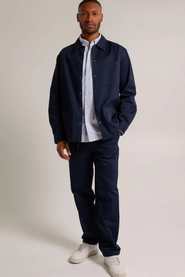 Broeken<America Today Broek Peter Sand|Darkblue