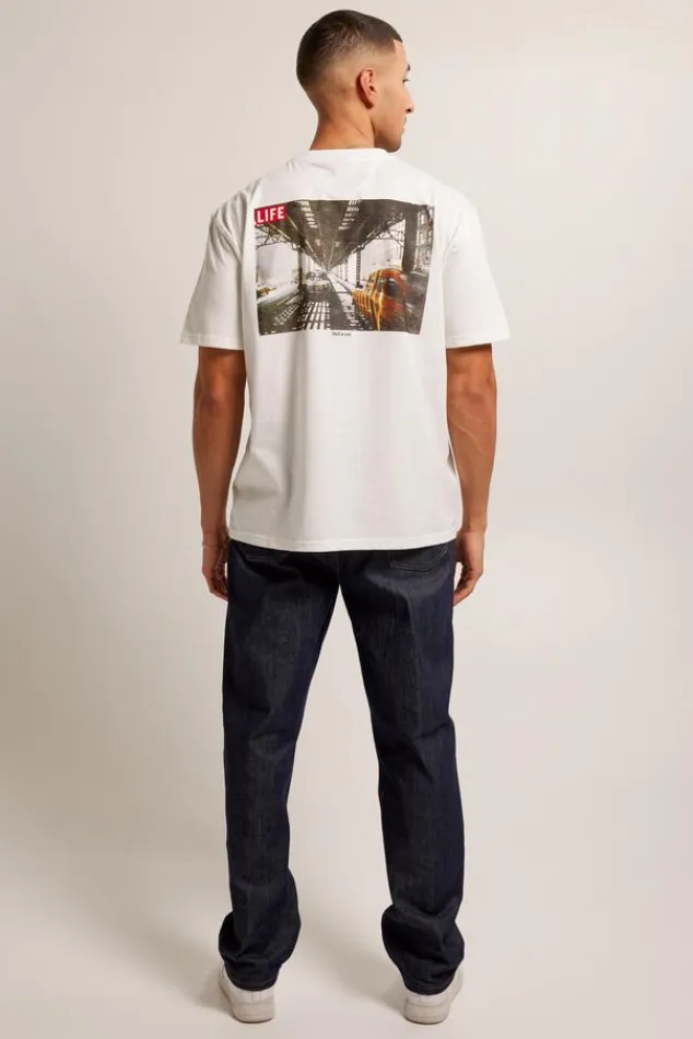 T-shirts & Polo's<America Today Elwin Black|Offwhite