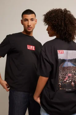 T-shirts & Polo's<America Today Elwin Black|Offwhite