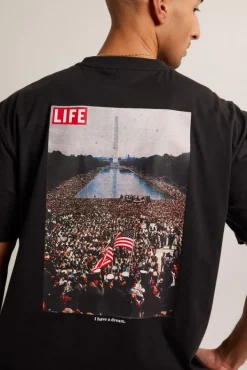 T-shirts & Polo's<America Today Elwin Black|Offwhite