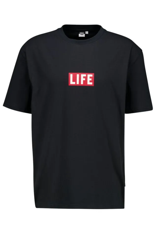 T-shirts & Polo's<America Today Elwin Black|Offwhite