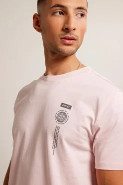 T-shirts & Polo's<America Today Emory Lightpink|Washedblack|Kit