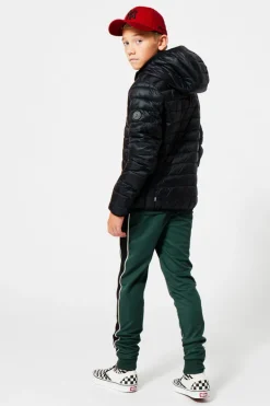 Jassen<America Today Gewatteerde jas capuchon Black|Midnight|Red|Hardgreen