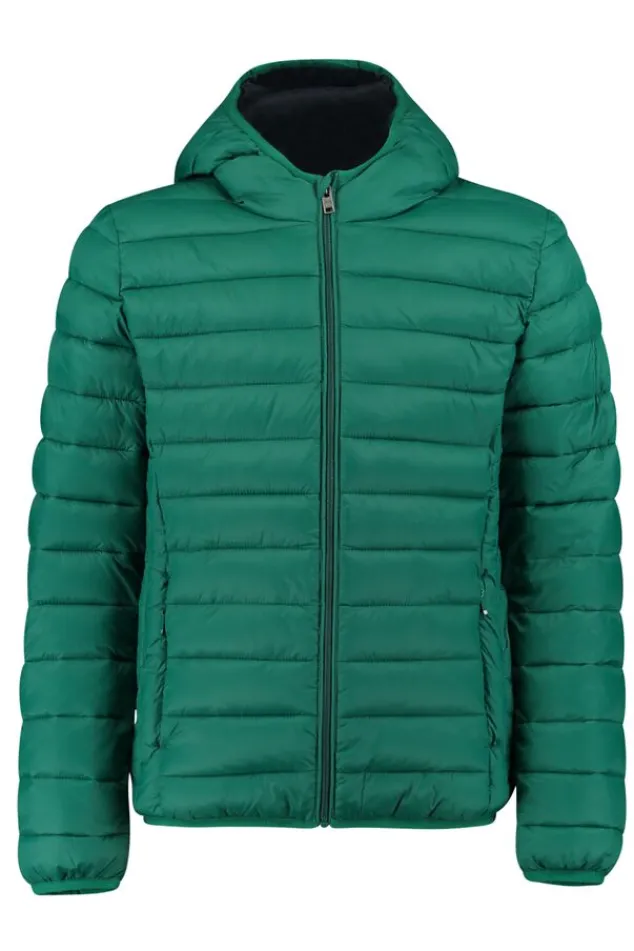 Jassen<America Today Gewatteerde jas capuchon Black|Midnight|Red|Hardgreen