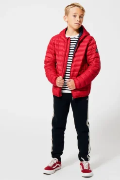 Jassen<America Today Gewatteerde jas capuchon Black|Midnight|Red|Hardgreen