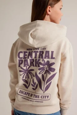 Truien & Vesten|Sweaters & hoodies<America Today Hoodie Sally JR Oatmeal