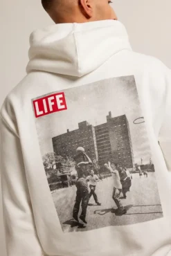 Truien & Vesten|Sweaters & hoodies<America Today Hoodie Scott Hood Black|Offwhite