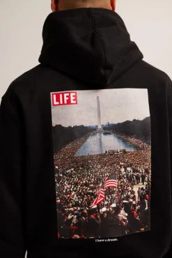 Truien & Vesten|Sweaters & hoodies<America Today Hoodie Scott Hood Black|Offwhite