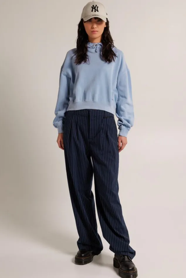 Truien & Vesten|Sweaters & hoodies<America Today Hoodie Solly Lightblue