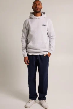 Truien & Vesten|Sweaters & hoodies<America Today Hoodie Soren hood Lightgreymelange|Darkblue