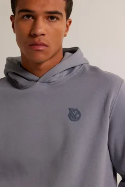 Truien & Vesten|Sweaters & hoodies<America Today Hoodie Spence hood Washedblue|Seagreen