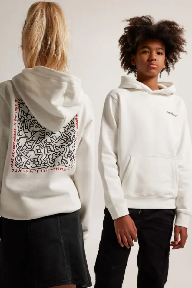 Truien & Vesten<America Today Hoodie Stuart hood JR Offwhite