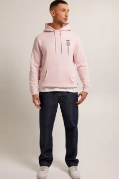 Sweaters & hoodies|Truien & Vesten<America Today Hoodie Sylver hood Lightpink