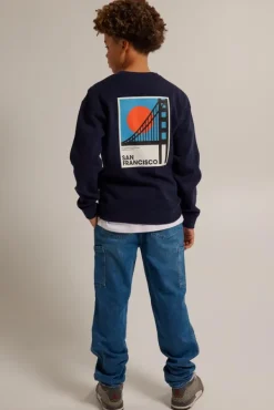 Jeans<America Today Jeans Dylan JR Denimblue