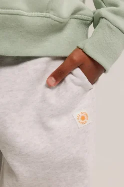 Broeken|Joggingbroeken<America Today Joggingbroek Caia jr Lightgreymelange|Softgreen