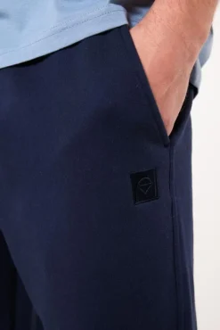 Broeken|Joggingbroeken<America Today Joggingbroek Chance Black|Darkblue|Lightgreymelange