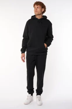 Broeken|Joggingbroeken<America Today Joggingbroek Chance Black|Darkblue|Lightgreymelange