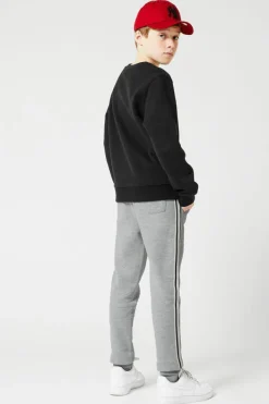 Broeken|Joggingbroeken<America Today Joggingbroek zijstreep Midgreymelange