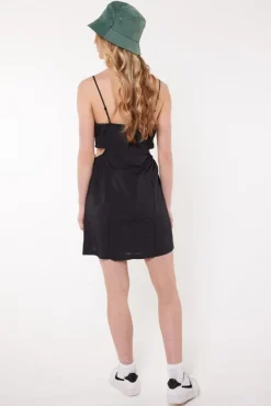 Jurken<America Today Jurk Dalou Designprint|Black|Terra